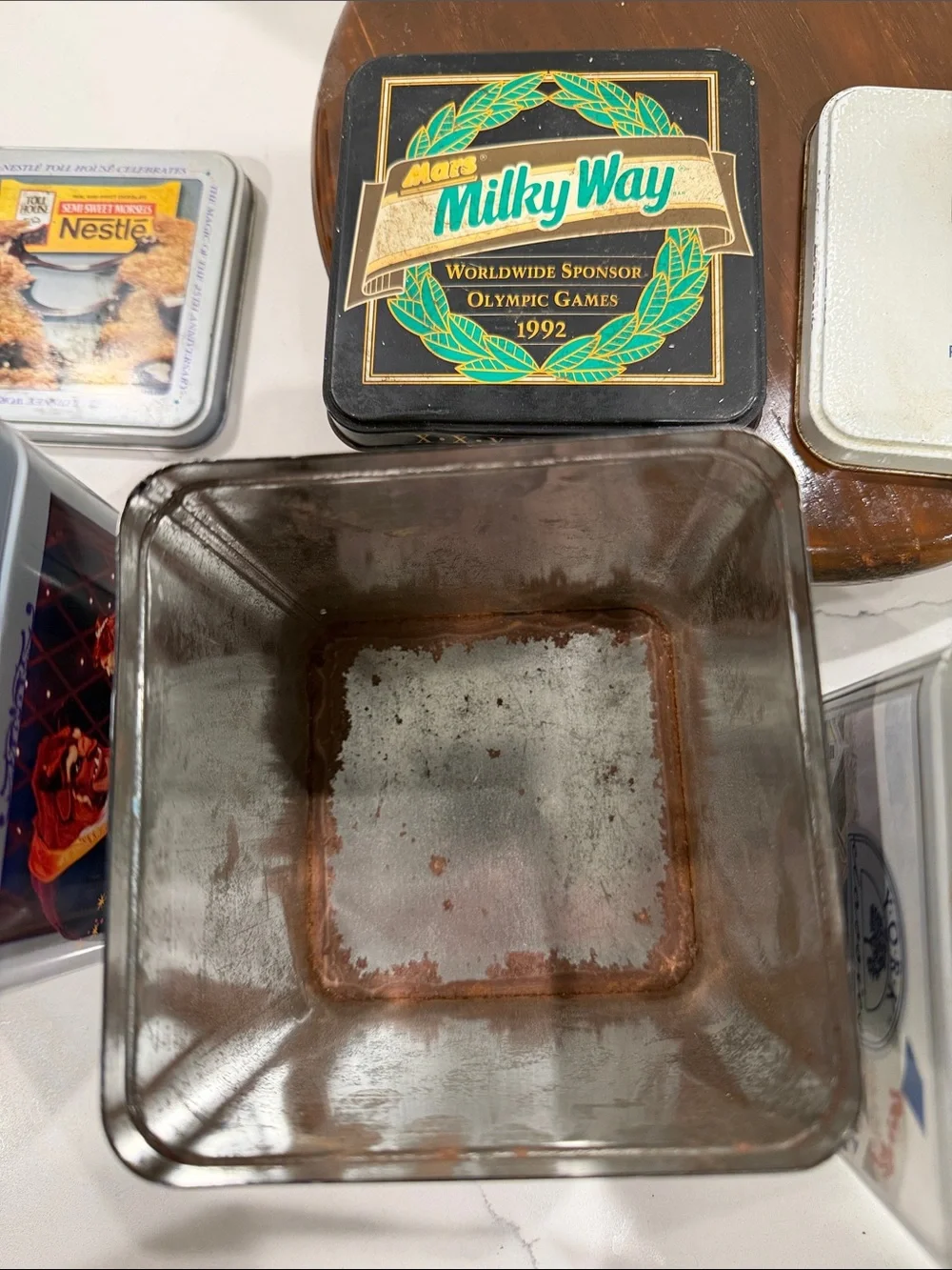Milky Way 1992 Olympic Games, Disney 25 years, + York Vintage Collectible Tins